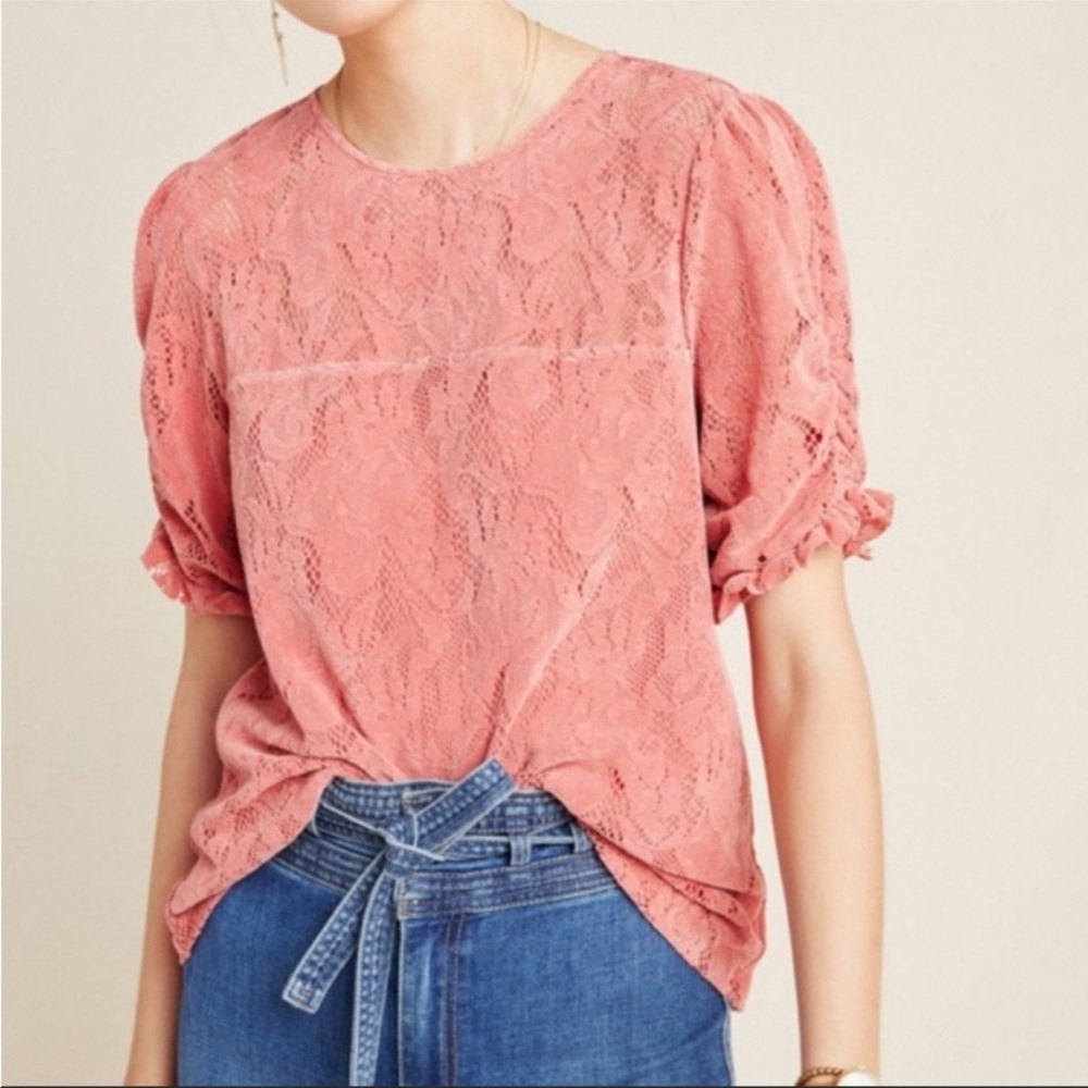 Anthropologie Parvati lace top